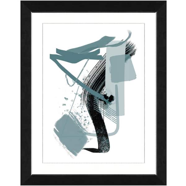 Vintage Print Gallery 16 in. x 20 in. Calming grays II Framed Archival Paper Wall Art