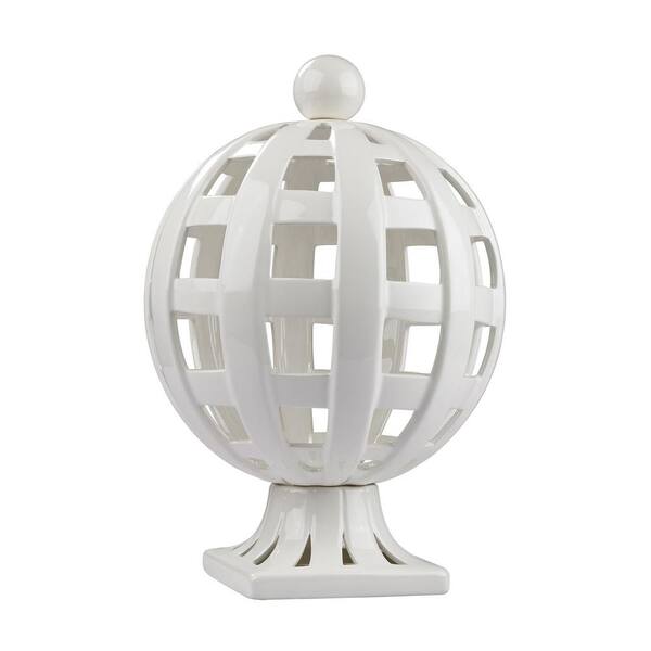 Dimond Home Ceramic Basket Weave Trophy
