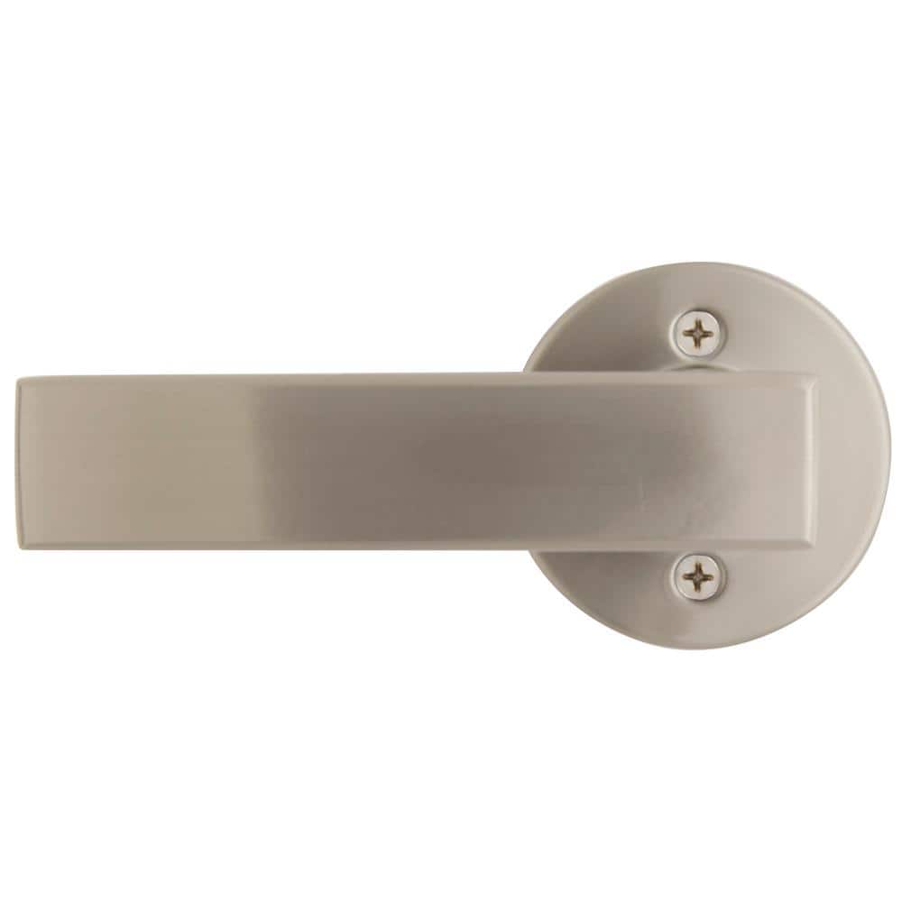 Westwood Satin Nickel Dummy Door Lever with Round Rose