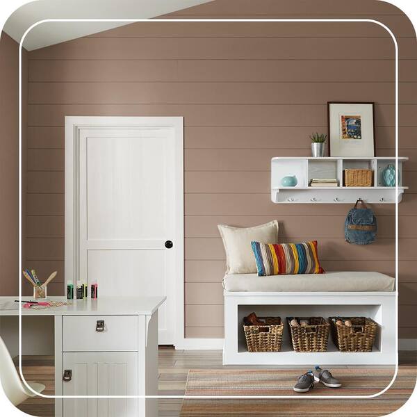 BEHR PREMIUM PLUS 8 oz. #N240-6 Wild Mustang Satin Enamel Interior