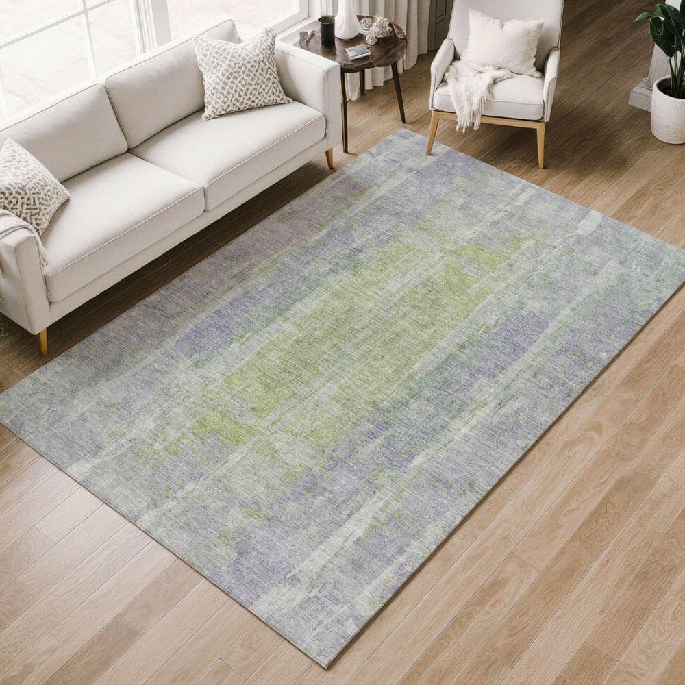 Chantille Machine Washable Indoor/Outdoor Abstract ACN2309 Plum 8 ft. x 10 ft. Area Rug price history on PriceWatchPro