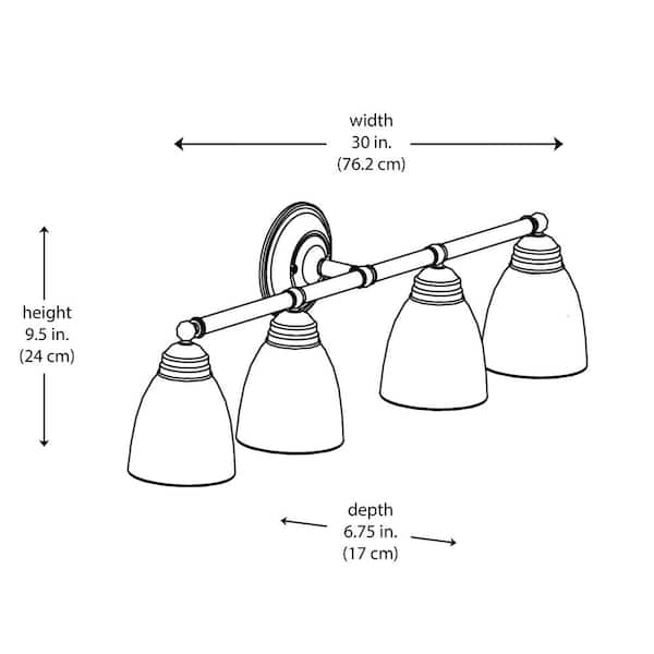 Ardmore 4-Light Brushed Nickel Vanity Light