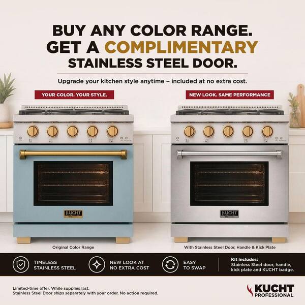 Kucht 36 in. 5.2 cu. ft. 6-Burners Freestanding Propane Gas Range