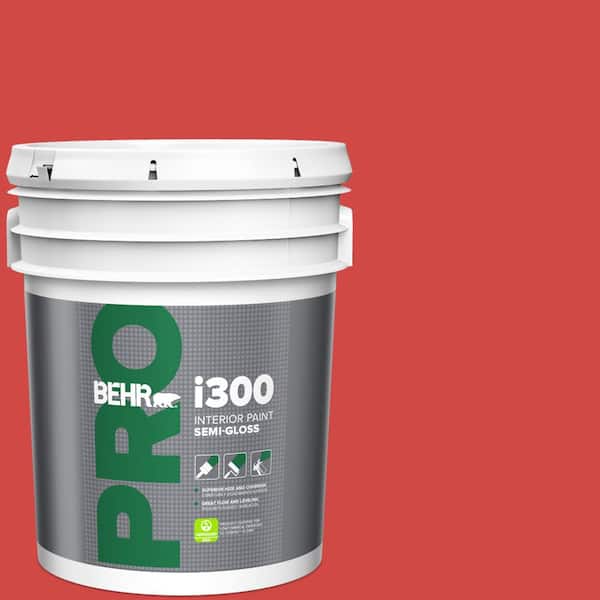 BEHR PRO 5 gal. #P170-6 Race Car Stripe Semi-Gloss Interior Paint