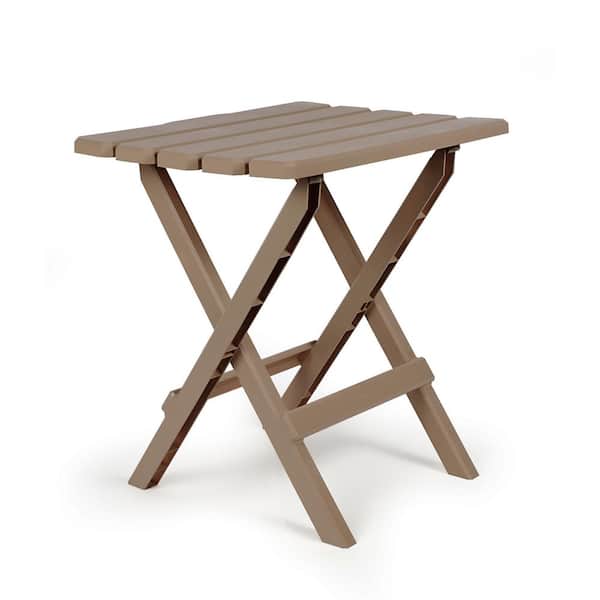 Camco Large Adirondack Folding Table - Champagne