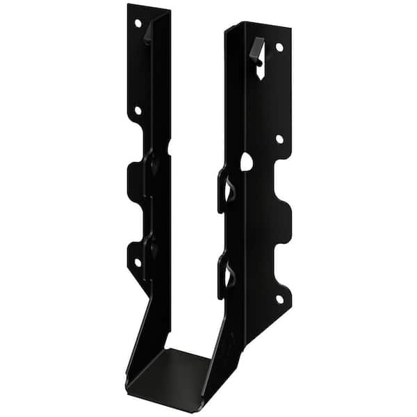 Outdoor Accents LUSPC ZMAX, Black Powder-Coated Face-Mount Joist Hanger for 2 x 8 Lumber