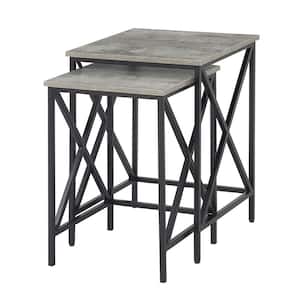 Tucson 24 in. H Faux Birch Nesting End Tables