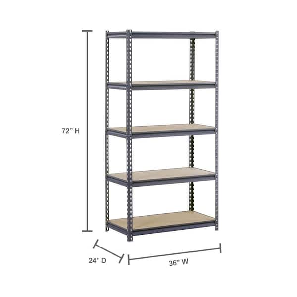 Details about   EDSAL 1VG32 S24-5 Additional Steel Shelf 36" W 24" D Qty 5 