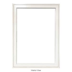 36 in. x 48 in. Tilt/Turn Right-Handed Low-E Double-Pane New Construction White Aluminum Window with Screen Included