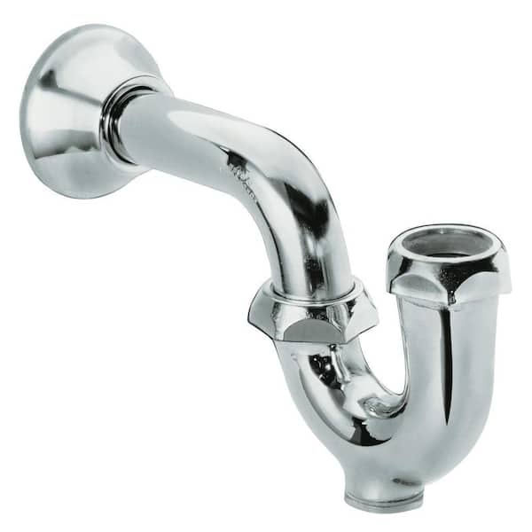 1-1/2 in. x 1-1/2 in. Brass Slip x Slip Adjustable P-trap in Polished Chrome