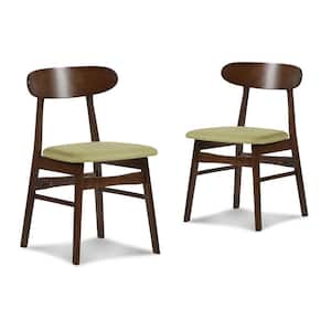 New Classic Furniture Morocco Dining Chair with Green Polyester Seat (Set of 2)