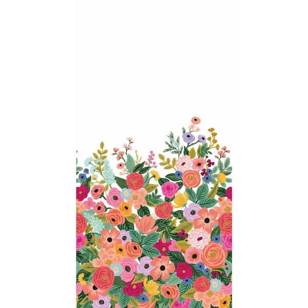 Garden Party Blue Peel and Stick Wallpaper PSW1201RL by Rifle Paper Co