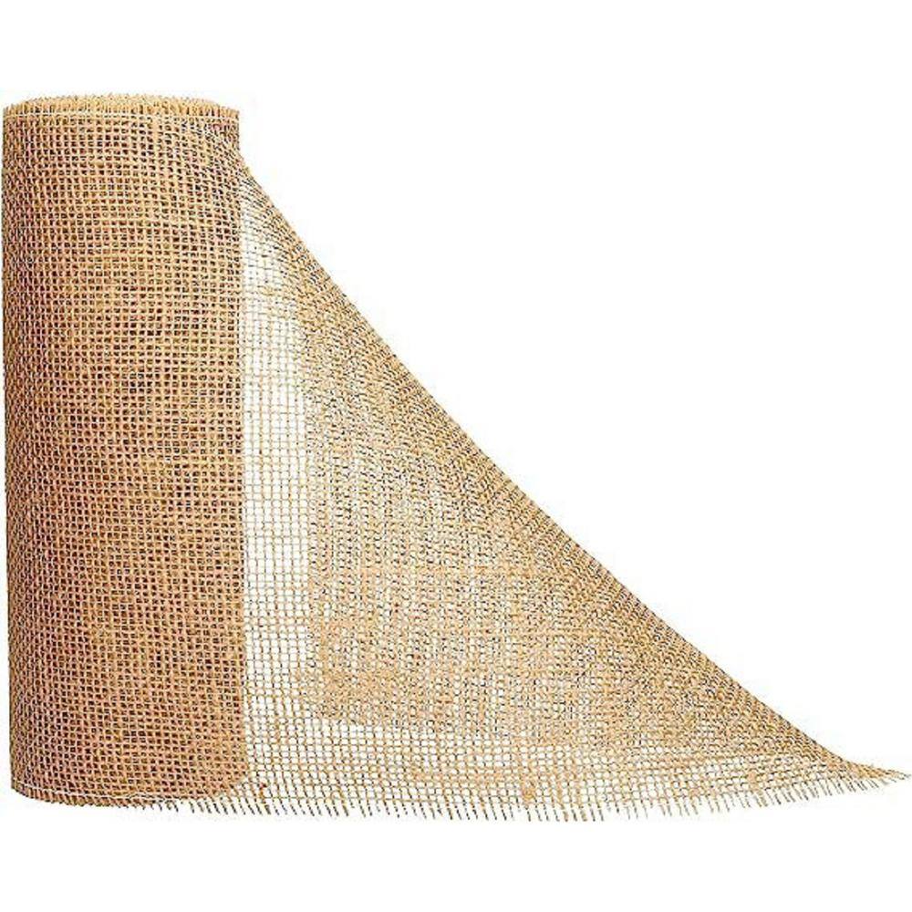 Wellco 40 in. x 20 ft. Freeze Protection Natural Burlap Fabric Winter Plant Covers for Plant