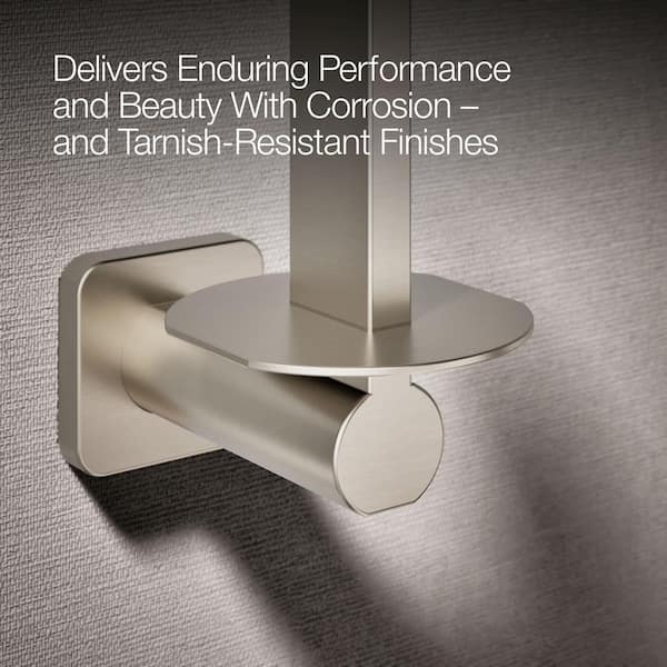 KOHLER Parallel Vertical Toilet Paper Holder in Vibrant Brushed