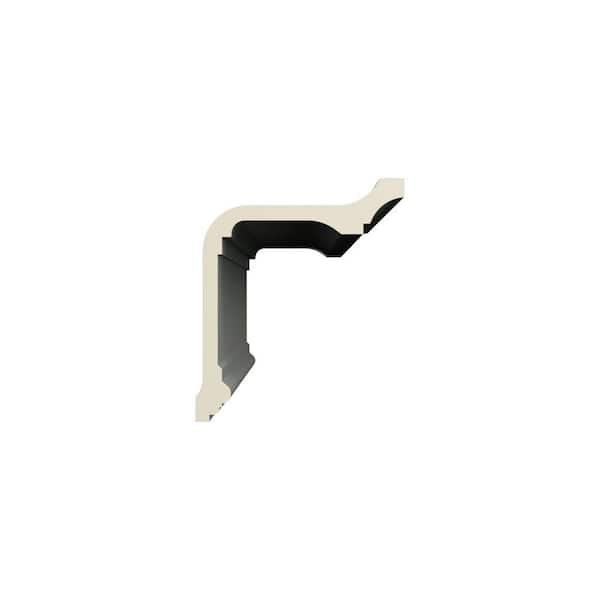 Ekena Millwork Chloe 6.625 in. D x 10.375 in. W x 96 in. L Polyurethane Crown Moulding