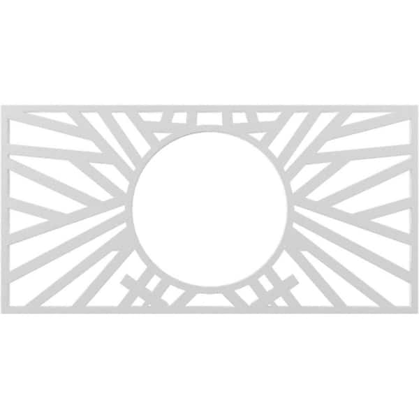 Ekena Millwork 1 in. x 34 in. x 17 in PVC Medallion Moulding
