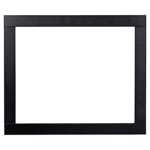 Uptown 33 in. Electric Fireplace Insert Trim Kit Only, 3-inch width, Black Metal Trim