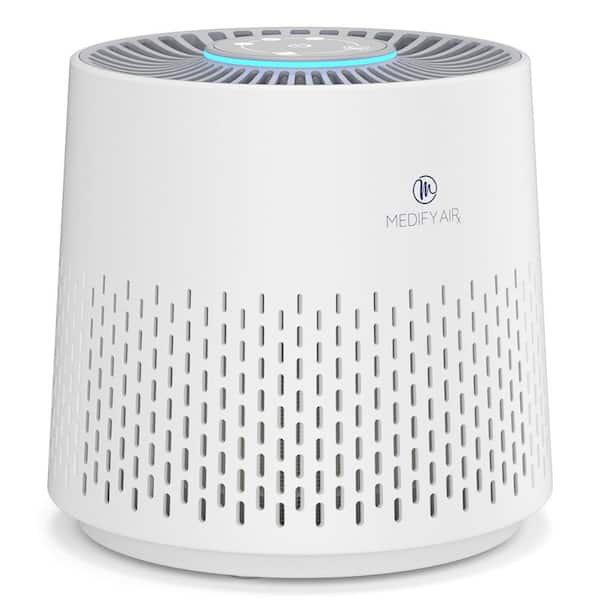 MEDIFY MA-12 PRO Air Purifier with H13 True HEPA Filter, 203 Sq. Ft. Coverage, 99.9% 0.1 Microns Removal, White, 1-Pack