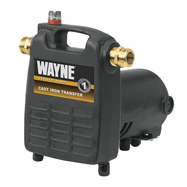 Wayne 1/2 HP Cast Iron, Portable Transfer Utility Pump