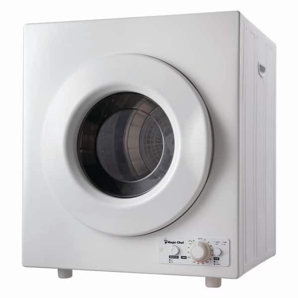 3.5 cu. ft. White Compact Electric Dryer