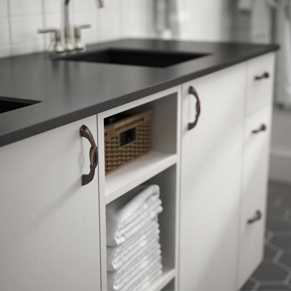 Bronze Traditional Cabinet Bar Pull with Mounting Hardware