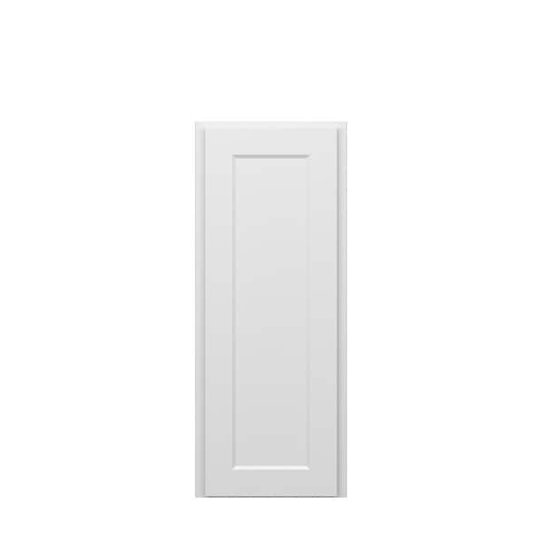 Norfolk Shaker 12 in. W x 42 in. H x 12 in. D in Painted White Plywood Assembled Wall End Corner Standard Cabinet