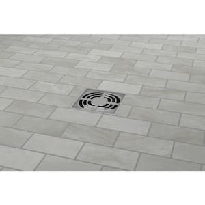 Reserva Manu 12.64 in. x 12.64 in. Geometric Matte Porcelain Mosaic Tile (1.109 sq. ft./Each)
