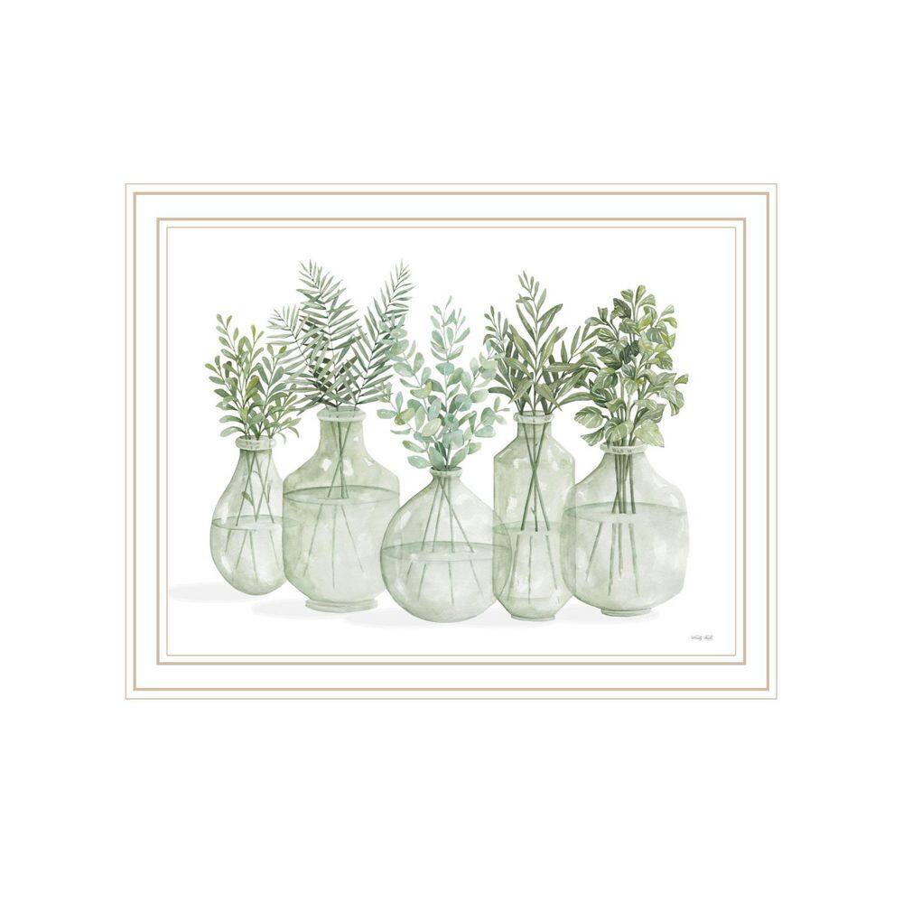 1-Piece Framed Graphic Print Plants and Flowers 14.00 in. x 18.00 in. price history on PriceWatchPro