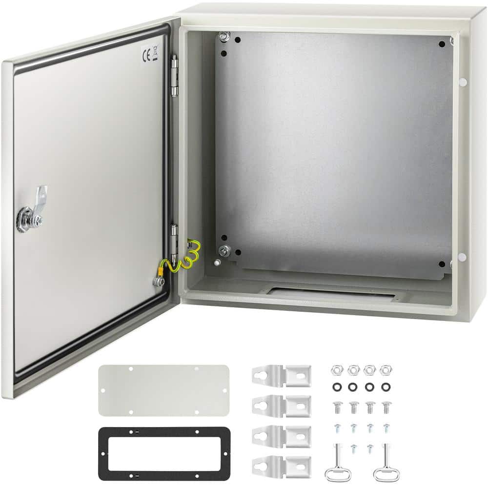 Electrical Enclosure 16 in. x 16 in. x 6 in. NEMA 4X Junction Box Carbon Steel with Mounting Plate for Outdoor Indoor price history on PriceWatchPro