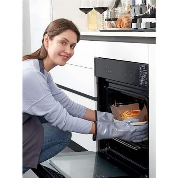 Heat Resistant Silicone Cooking Glove Waterproof 5-Finger Oven Glove Safe  Handling of Hot Food - יופי של מבצעים ומוצרים מהספק לצרכן