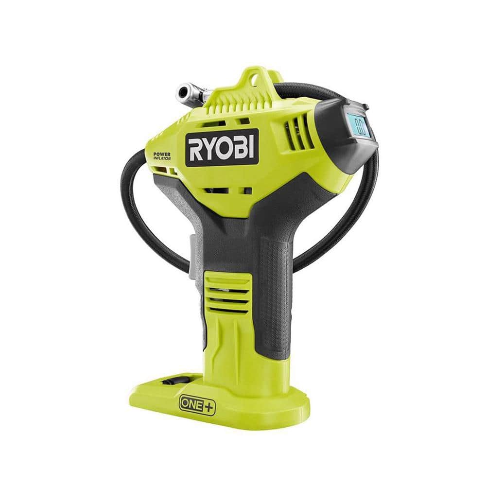 RYOBI ONE+ 18V Cordless High Pressure Inflator with Digital Gauge (Tool  Only) P737D - The Home Depot