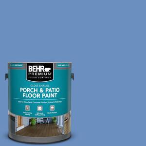 1 gal. Home Decorators Collection #HDC-MD-02 Lapis Lazuli Gloss Enamel Interior/Exterior Porch and Patio Floor Paint