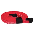 15 ft. Tow Strap with Hook and Loop Storage Fastener