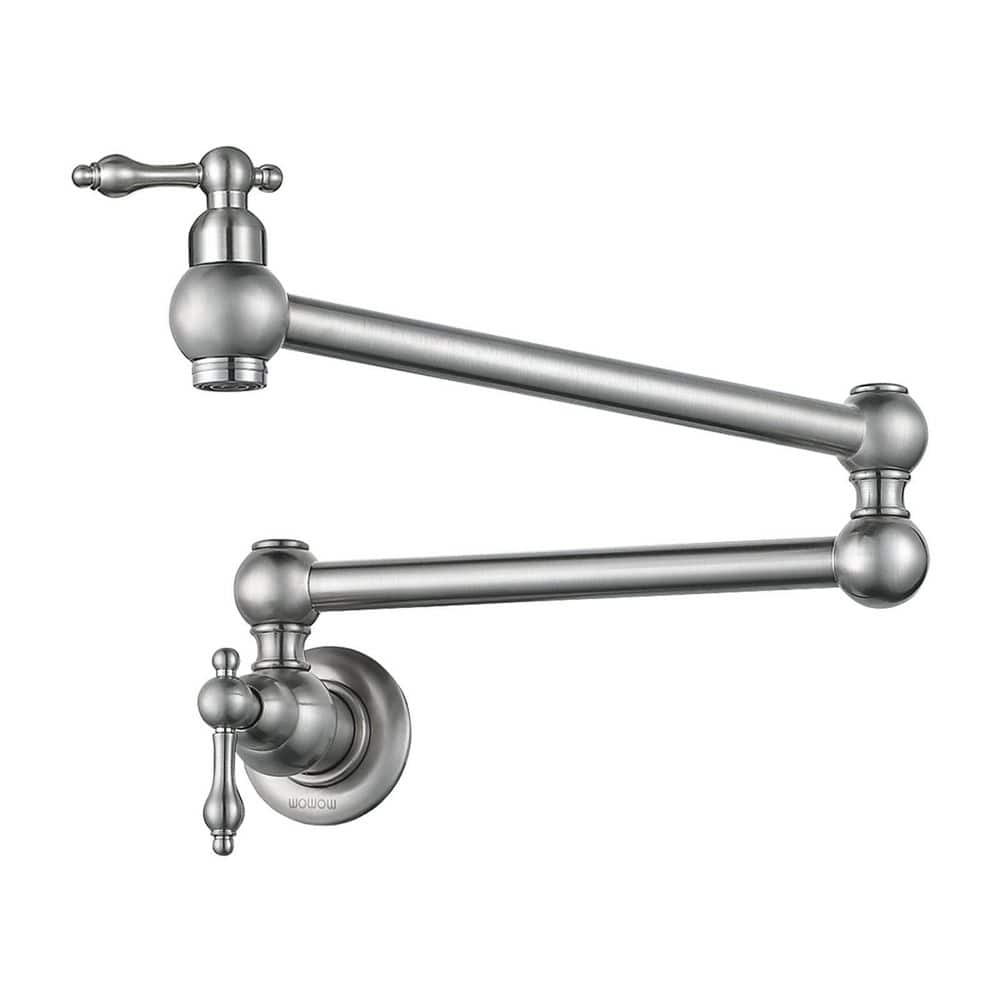 Wall Mounted Pot Filler with Level Handle in Brushed Nickel price history on PriceWatchPro