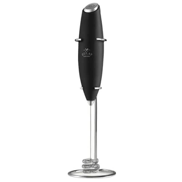 Tornado Triple Whisk Milk Frother with 2 AA Batteries - Handheld Foam Maker for Coffee Lattes Matcha Drinks