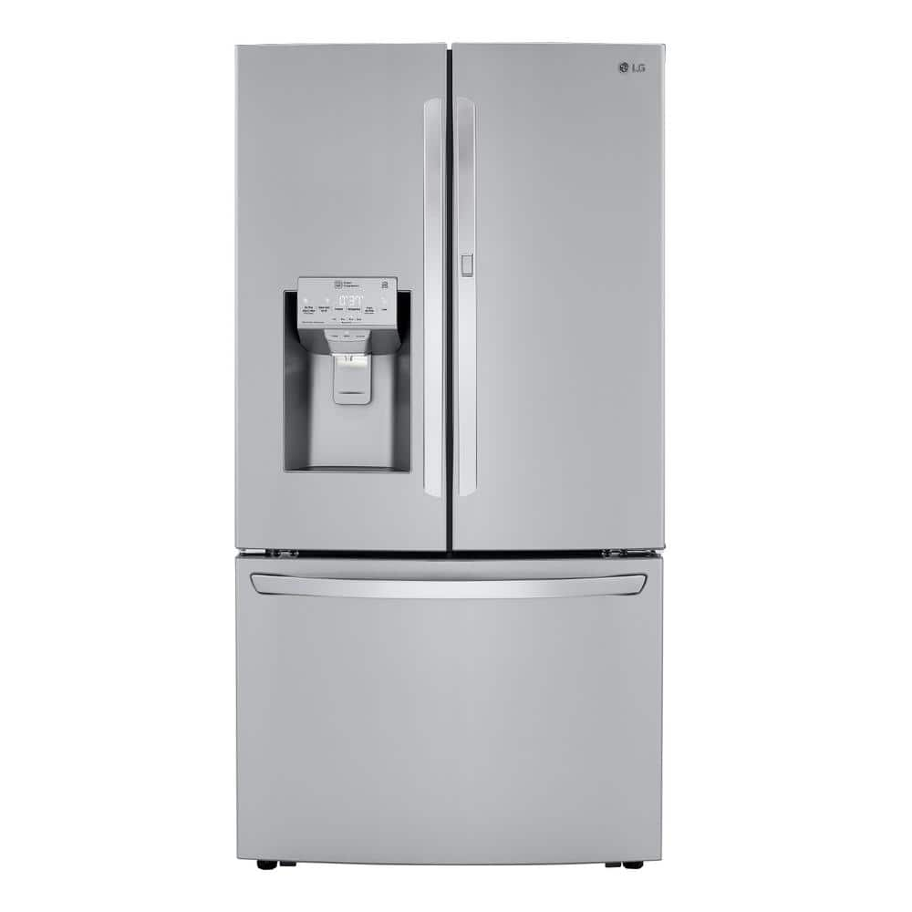 LG 29.7 cu. ft. Smart French Door Refrigerator, Door-In-Door, Dual Ice Makers with Craft Ice in PrintProof Stainless Steel