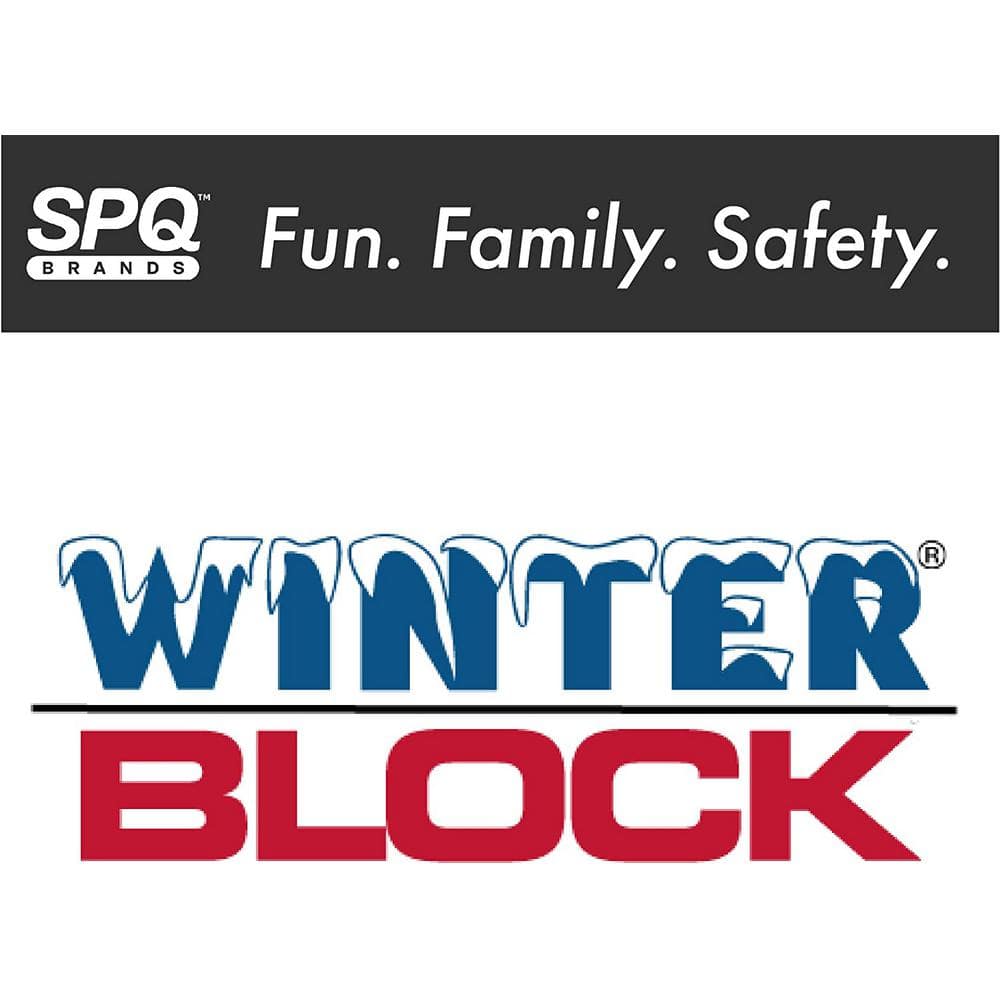 12' x 18' Oval Blue Laminated Polyethylene Winter Pool Cover