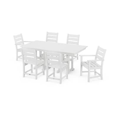 White Patio Dining Sets Furniture The Home Depot - White Resin Patio Table And Chairs