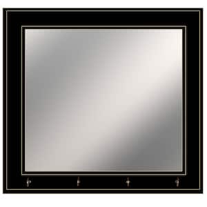 12 in. W x 15 in. H Rectangular Glass Framed Wall Mount Modern Decor Bathroom Vanity Mirror