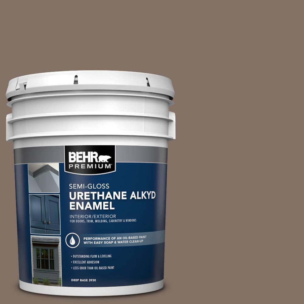 BEHR PREMIUM 5 gal. PPU517 Cardamom Spice Urethane Alkyd SemiGloss