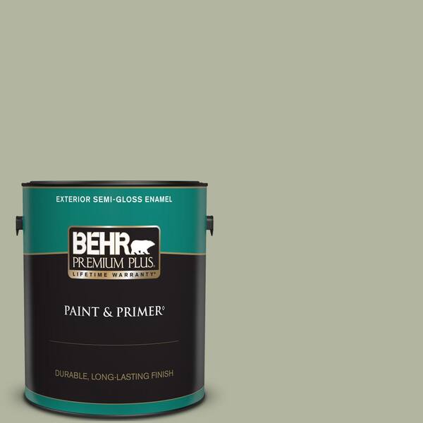 BEHR PREMIUM PLUS 1 gal. #PPU11-09 Environmental Semi-Gloss Enamel Exterior Paint & Primer