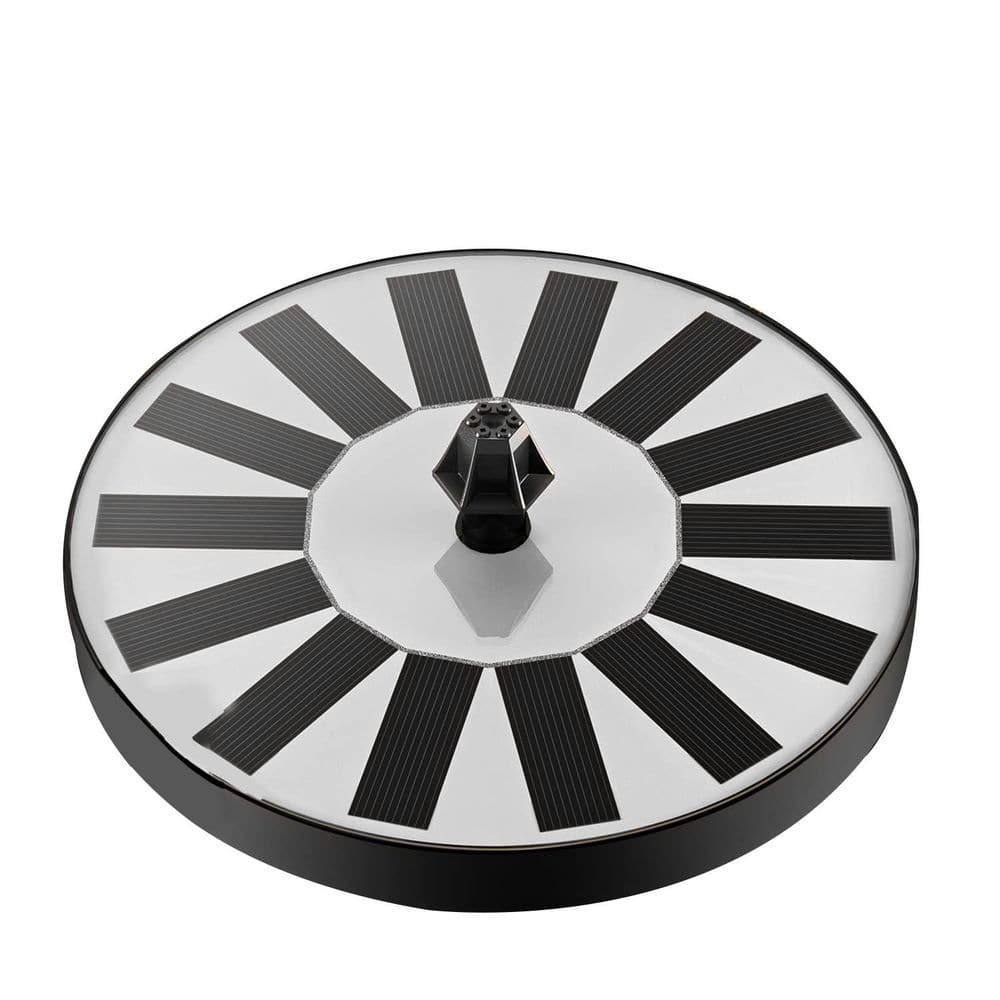 Upgraded Black Solar Bird Bath Fountain Pump 1.97in. Glass Solar Water Fountain with 8 Nozzles 4 Fixers price history on PriceWatchPro