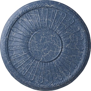 19-7/8 in. x 1-1/4 in. Leandros Urethane Ceiling Medallion (Fits Canopies upto 6-3/8 in.), Americana Crackle
