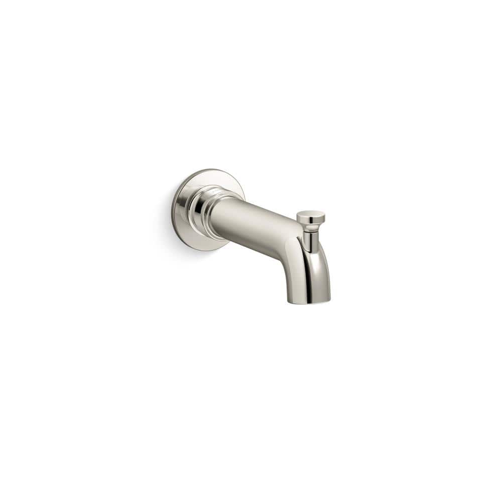 KOHLER Castia By Studio McGee Wall-Mount Bath Spout With Diverter in Vibrant Polished Nickel