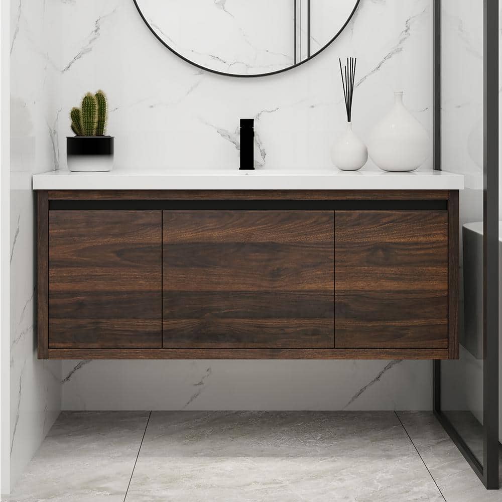 Staykiwi 48 in. W x 18.5 in. D x 21 in. H Floating Bathroom Vanity