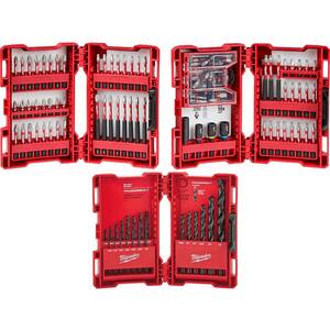 Milwaukee SHOCKWAVE Impact Duty 45-Piece Screw Driver Bit Set – Alloy Steel, Model 48-32-4023