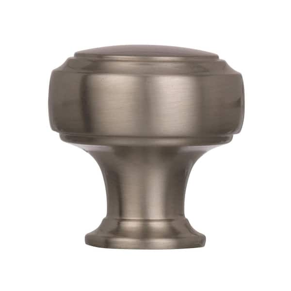 Highland Ridge 1-3/16 in. (30mm) Classic Satin Nickel Round Cabinet Knob