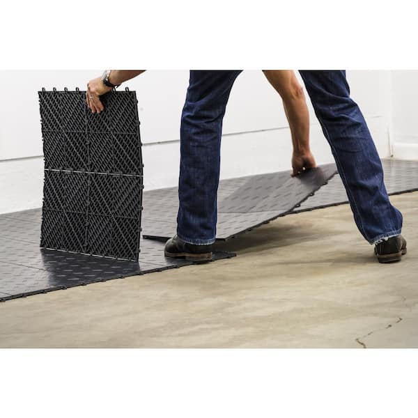 COIN Self-Adhesive Rubber Safety Mat 12 in x 12 in. 