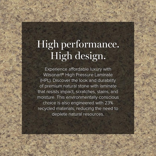 Wilsonart 3 in. x 5 in. Laminate Sheet Sample in Milano Quartz