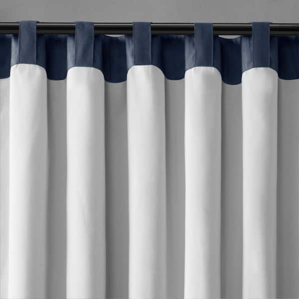 Madison Park Navy Abstract Rod Pocket, Outdoor Curtains Home Depot Canada